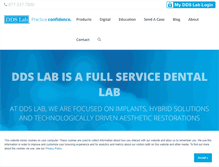 Tablet Screenshot of ddslab.com